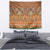 Terracotta Batik Papua-inspired Pattern Tapestry - Polynesian Pride