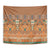 Terracotta Batik Papua-inspired Pattern Tapestry - Polynesian Pride