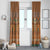 Terracotta Batik Papua-inspired Pattern Window Curtain - Polynesian Pride