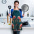 Dark Cyan Blue Bird of Batik Papua Apron Exotic Natural Wealth of Papua - Polynesian Pride