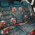 Dark Cyan Blue Bird of Batik Papua Back Car Seat Cover Exotic Natural Wealth of Papua - Polynesian Pride