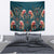 Dark Cyan Blue Bird of Batik Papua Tapestry Exotic Natural Wealth of Papua - Polynesian Pride