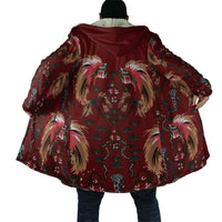 Oxblood Bird of Batik Papua Cloak Exotic Natural Wealth of Papua LT9 - Polynesian Pride