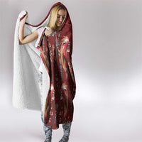 Oxblood Bird of Batik Papua Hooded Blanket Exotic Natural Wealth of Papua LT9 - Polynesian Pride