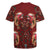 Oxblood Bird of Batik Papua Rugby Jersey Exotic Natural Wealth of Papua - Polynesian Pride