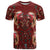 Oxblood Bird of Batik Papua T Shirt Exotic Natural Wealth of Papua - Polynesian Pride