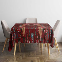 Oxblood Bird of Batik Papua Tablecloth Exotic Natural Wealth of Papua LT9 - Polynesian Pride