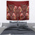 Oxblood Bird of Batik Papua Tapestry Exotic Natural Wealth of Papua - Polynesian Pride