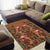 Terracotta Bird of Batik Papua Area Rug Exotic Natural Wealth of Papua - Polynesian Pride