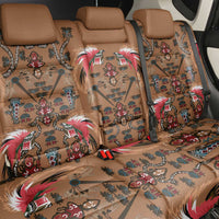 Terracotta Bird of Batik Papua Back Car Seat Cover Exotic Natural Wealth of Papua LT9 - Polynesian Pride