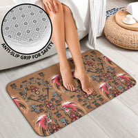 Terracotta Bird of Batik Papua Bathroom Set Exotic Natural Wealth of Papua LT9 - Polynesian Pride