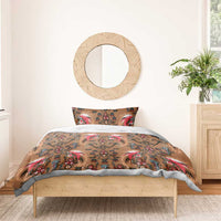 Terracotta Bird of Batik Papua Bedding Set Exotic Natural Wealth of Papua LT9 - Polynesian Pride