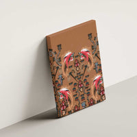 Terracotta Bird of Batik Papua Canvas Wall Art Exotic Natural Wealth of Papua LT9 - Polynesian Pride