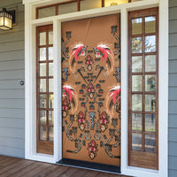 Terracotta Bird of Batik Papua Door Cover Exotic Natural Wealth of Papua LT9 - Polynesian Pride