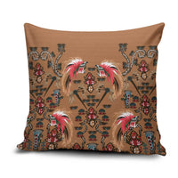 Terracotta Bird of Batik Papua Pillow Cover Exotic Natural Wealth of Papua LT9 Gold - Polynesian Pride