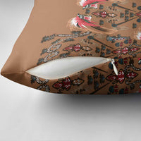 Terracotta Bird of Batik Papua Pillow Cover Exotic Natural Wealth of Papua LT9 - Polynesian Pride