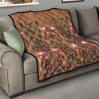 Terracotta Bird of Batik Papua Quilt Exotic Natural Wealth of Papua LT9 - Polynesian Pride