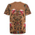 Terracotta Bird of Batik Papua Rugby Jersey Exotic Natural Wealth of Papua - Polynesian Pride