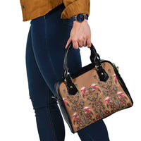 Terracotta Bird of Batik Papua Shoulder Handbag Exotic Natural Wealth of Papua LT9 - Polynesian Pride