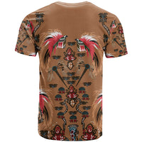 Terracotta Bird of Batik Papua T Shirt Exotic Natural Wealth of Papua LT9 - Polynesian Pride