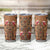 Terracotta Bird of Batik Papua Tumbler Cup Exotic Natural Wealth of Papua - Polynesian Pride