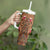 Terracotta Bird of Batik Papua Tumbler With Handle Exotic Natural Wealth of Papua - Polynesian Pride