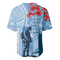 FSM Verterans Day Baseball Jersey Their Lives Your Freedom LT9 - Polynesian Pride