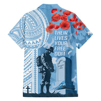 FSM Verterans Day Family Matching Short Sleeve Bodycon Dress and Hawaiian Shirt Their Lives Your Freedom LT9 - Polynesian Pride