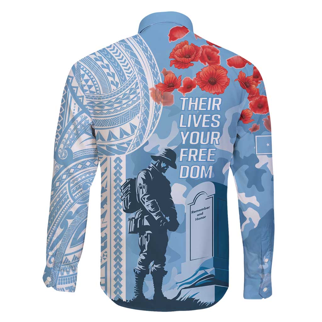 FSM Verterans Day Family Matching Summer Maxi Dress and Hawaiian Shirt Their Lives Your Freedom LT9 - Polynesian Pride
