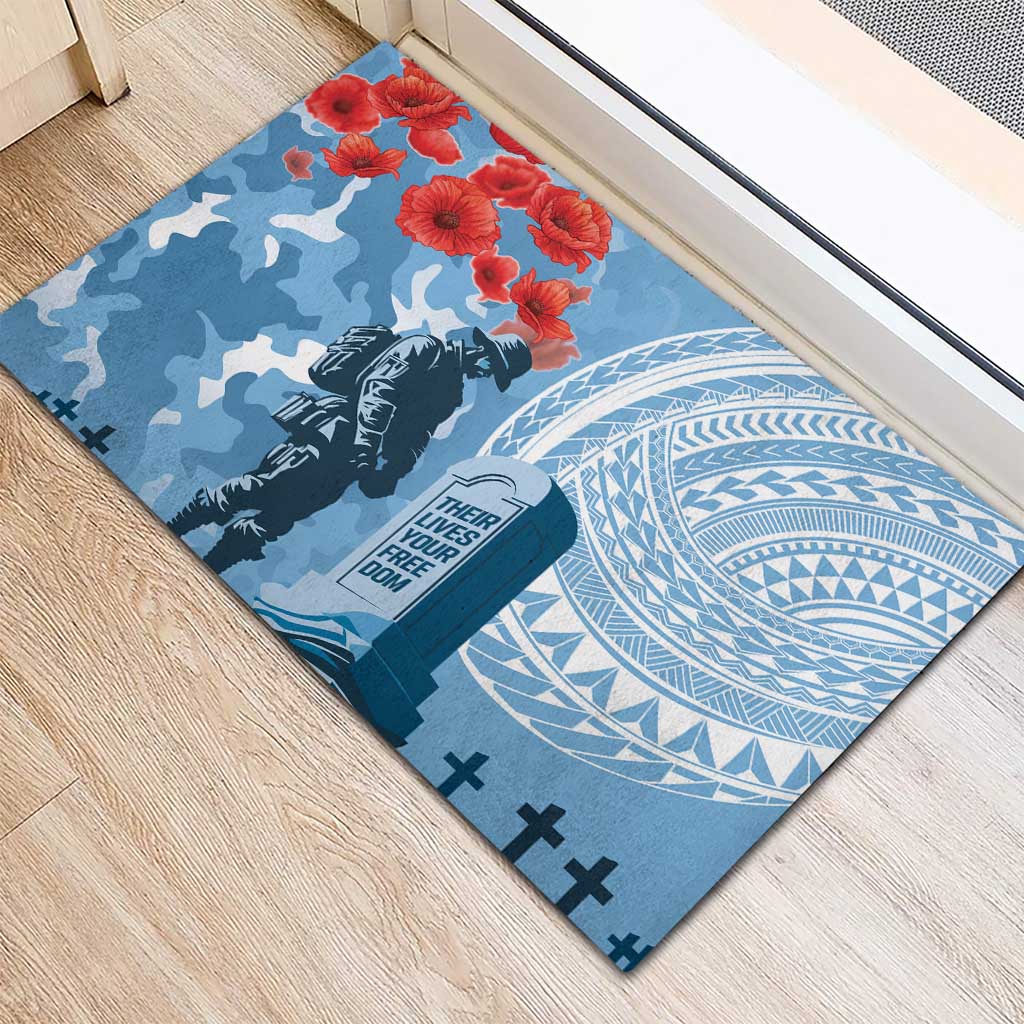 FSM Verterans Day Rubber Doormat Their Lives Your Freedom