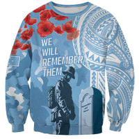 FSM Verterans Day Sweatshirt Their Lives Your Freedom LT9 Unisex Blue - Polynesian Pride