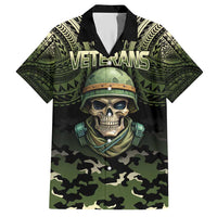 Veterans Day Hawaiian Shirt War Never Leaves A Veteran Proud Military LT9 Black - Polynesian Pride