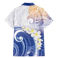 Marshall Islands Manit Day Family Matching Mermaid Dress and Hawaiian Shirt Plumeria and Polynesian Tribal LT9 - Polynesian Pride