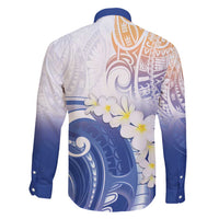 Marshall Islands Manit Day Family Matching Short Sleeve Bodycon Dress and Hawaiian Shirt Plumeria and Polynesian Tribal LT9 - Polynesian Pride