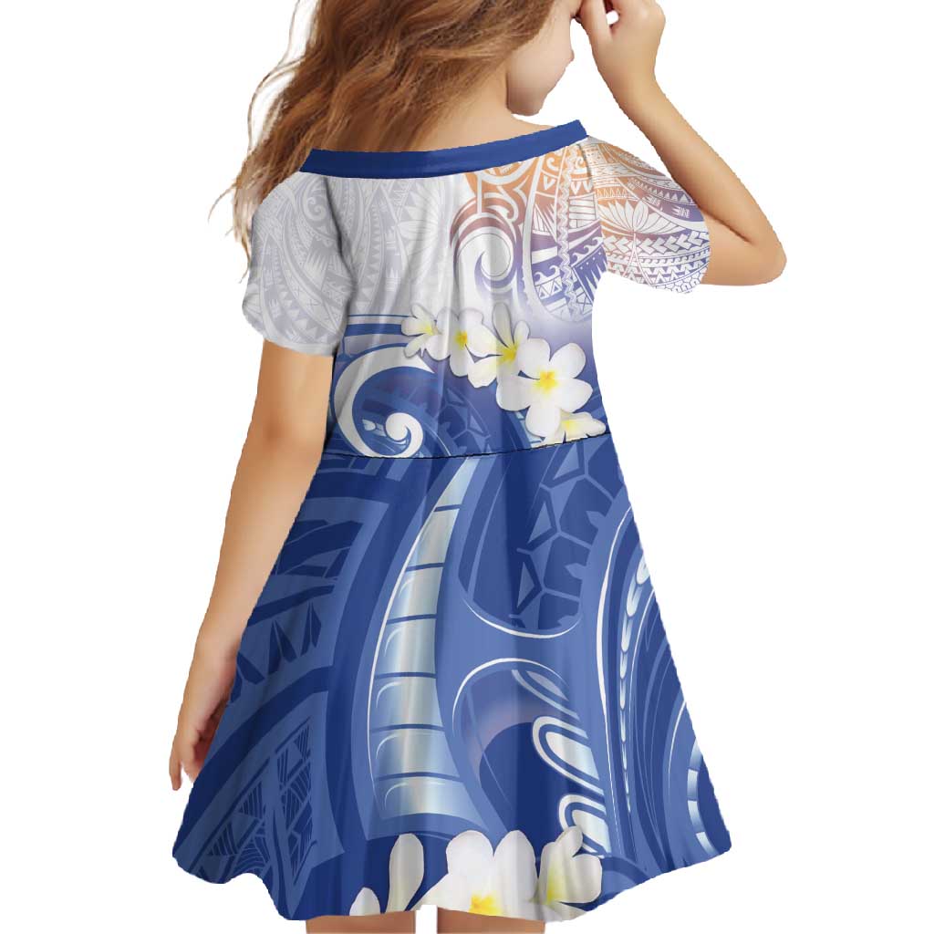 Marshall Islands Manit Day Family Matching Tank Maxi Dress and Hawaiian Shirt Plumeria and Polynesian Tribal LT9 - Polynesian Pride