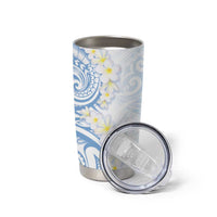Palau 1981 Tribal Tattoo Tumbler Cup with Belau Plumeria Flowers LT9 - Polynesian Pride