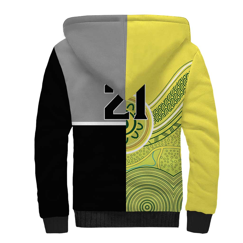 Custom Cricket AUNZ Spirit Sherpa Hoodie Aussie New Zealand Retro Edition LT9 - Polynesian Pride