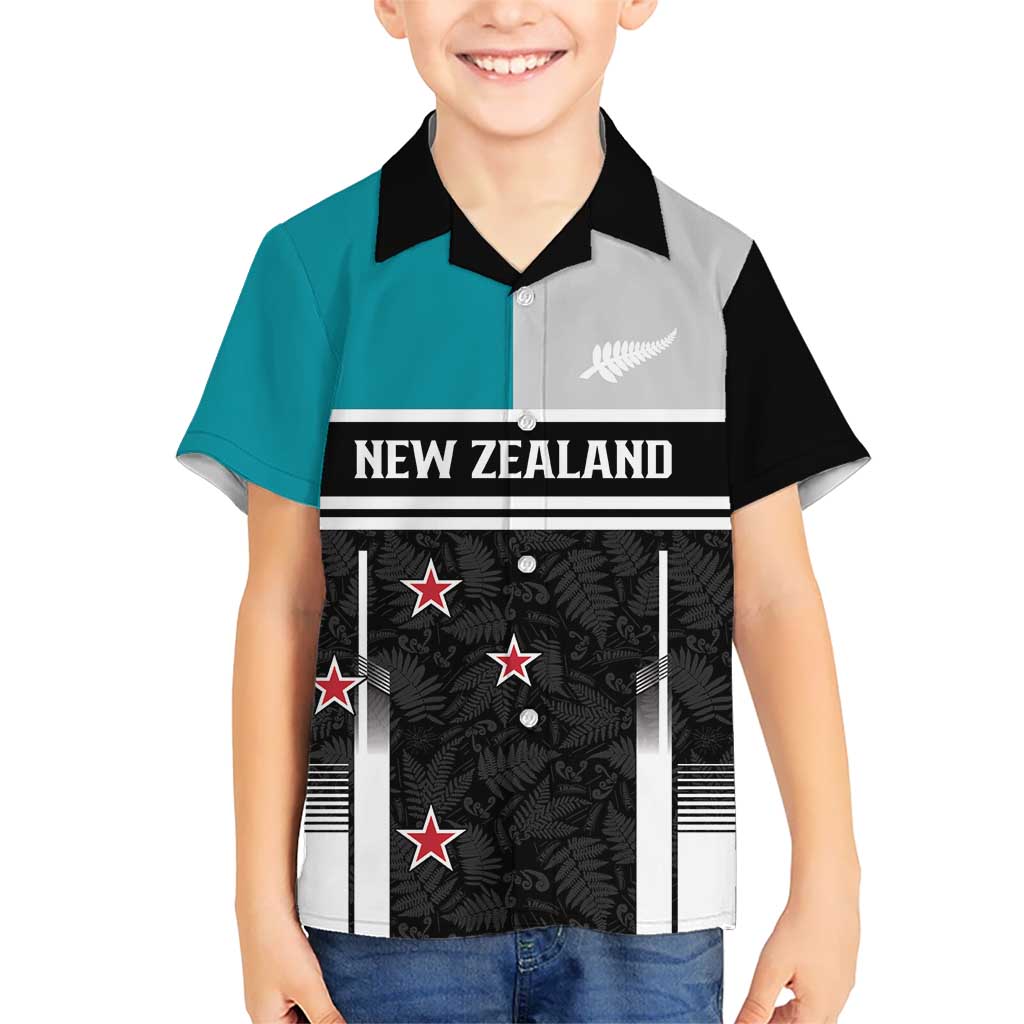 Custom NZ Cricket Pride Hawaiian Shirt Silver Fern Fan Supporter Apparel - Polynesian Pride