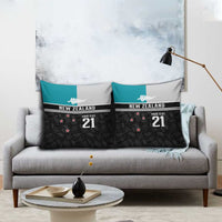 Custom NZ Cricket Pride Pillow Cover Silver Fern Fan Supporter Apparel LT9 - Polynesian Pride