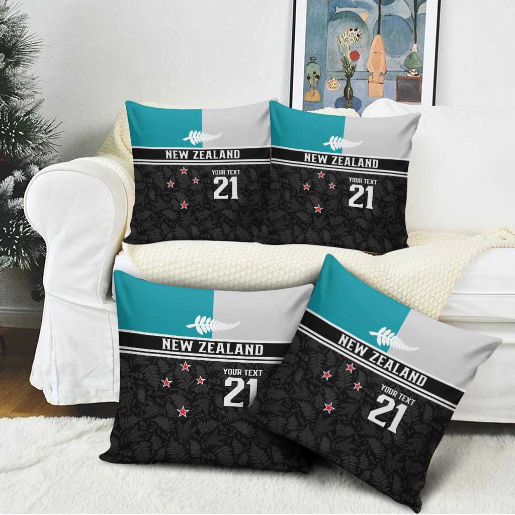 Custom NZ Cricket Pride Pillow Cover Silver Fern Fan Supporter Apparel LT9 - Polynesian Pride