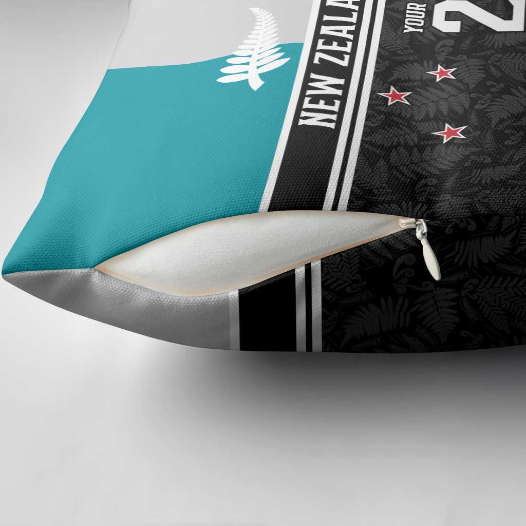 Custom NZ Cricket Pride Pillow Cover Silver Fern Fan Supporter Apparel LT9 - Polynesian Pride