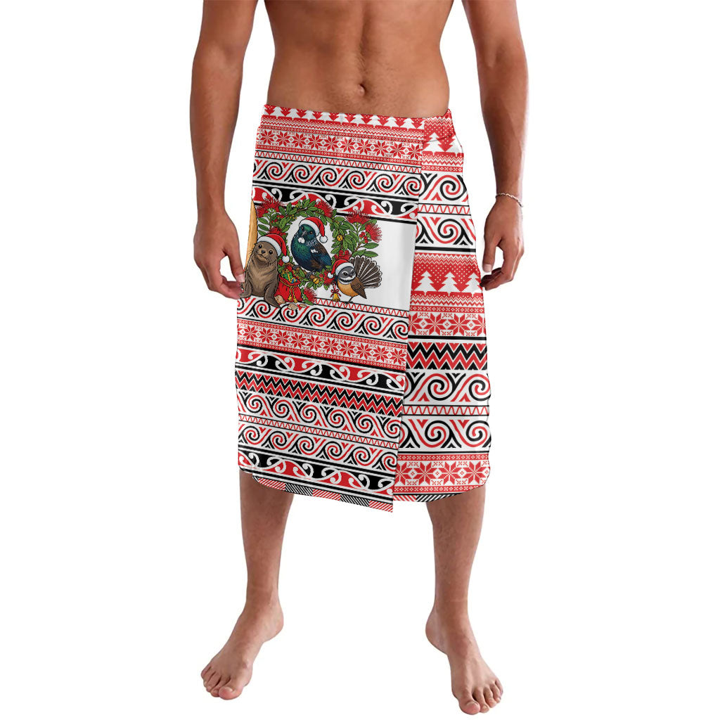 New Zealand Animal Christmas Lavalava Maori Inspired Kowhaiwhai Patterns LT9 Red - Polynesian Pride