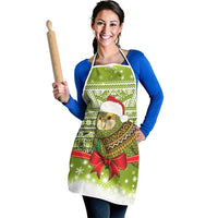 New Zealand Kakapo Christmas Apron Maori Inspired Knitted Patterns LT9 - Polynesian Pride