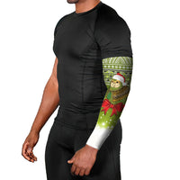 New Zealand Kakapo Christmas Arm Sleeves Maori Inspired Knitted Patterns LT9 - Polynesian Pride