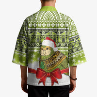 New Zealand Kakapo Christmas Kimono Maori Inspired Knitted Patterns LT9 - Polynesian Pride