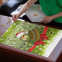 New Zealand Kakapo Christmas Puzzle Maori Inspired Knitted Patterns LT9 - Polynesian Pride