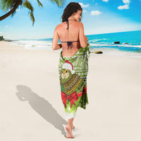 New Zealand Kakapo Christmas Sarong Maori Inspired Knitted Patterns LT9 - Polynesian Pride