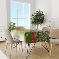 New Zealand Kakapo Christmas Tablecloth Maori Inspired Knitted Patterns LT9 - Polynesian Pride