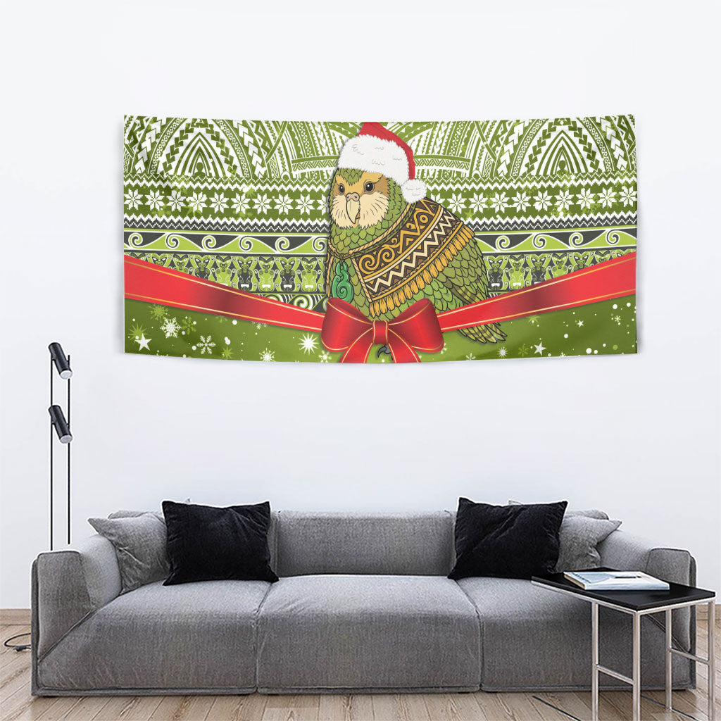 New Zealand Kakapo Christmas Tapestry Maori Inspired Knitted Patterns LT9 - Polynesian Pride