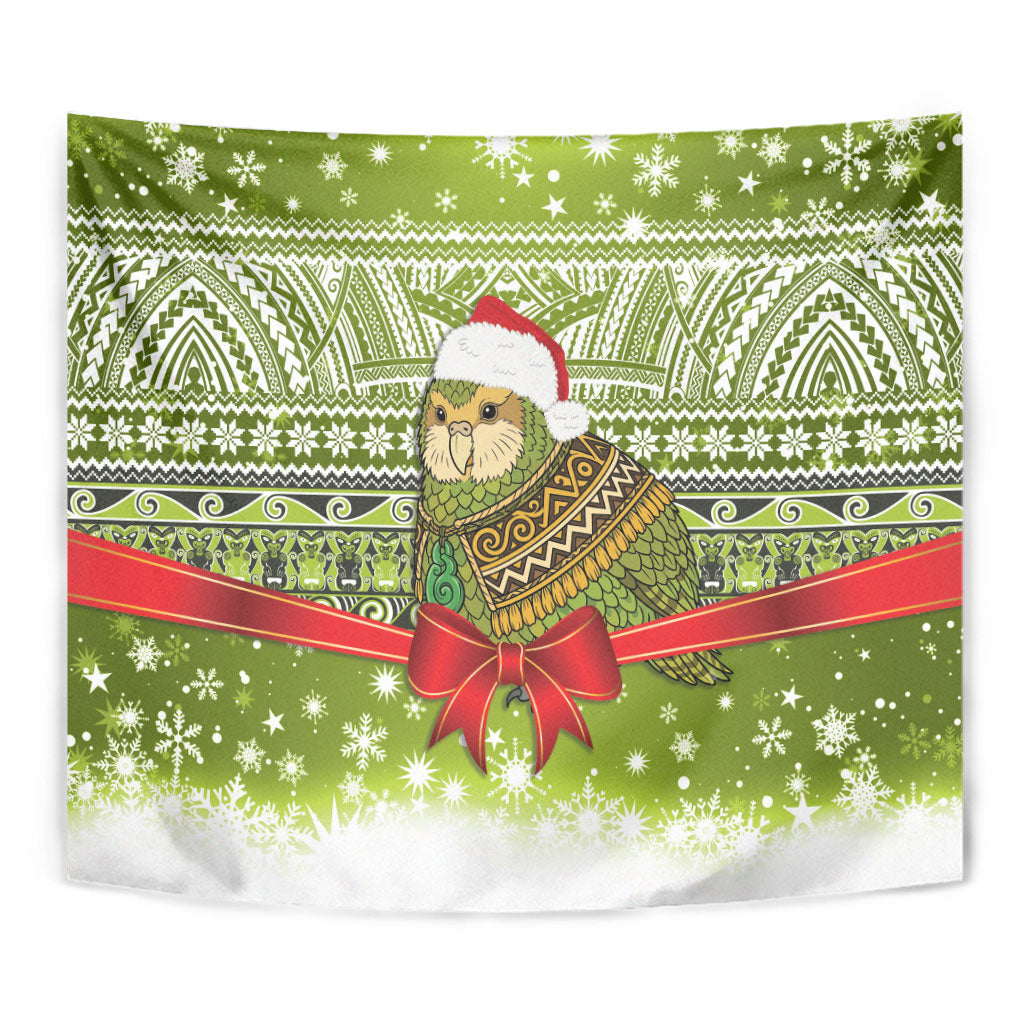 New Zealand Kakapo Christmas Tapestry Maori Inspired Knitted Patterns LT9 - Polynesian Pride